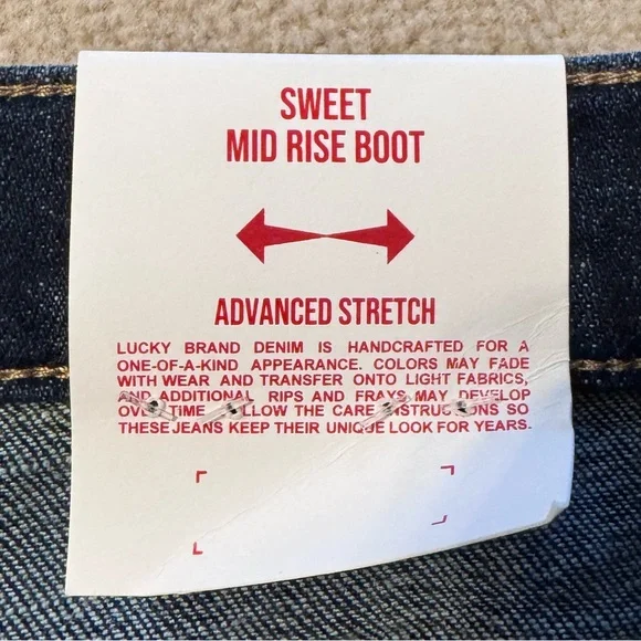 NWT Lucky Brand Jeans/ Mid Rise/ Boot cut 💙 - Picture 7 of 13